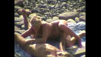 Beach voyeur amateur oral sex