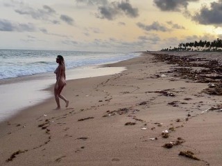 Walking completely naked
