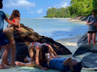 Lost in Paradise - Caught Fucking on a Lonely Beach - Nudist Video