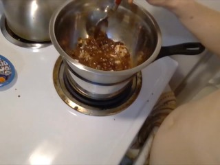 The Naughty List Was Worth It: A Naked CHRISTMAS! Naked In The Kitchen Episode 36 - Nudist Video