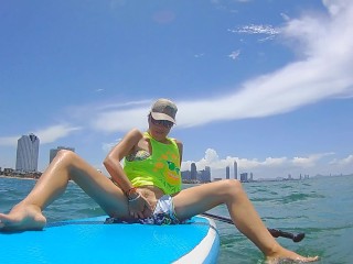 BUTT PLUG ON for better offshore fishing - Nudist Video