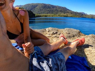 Amateur Teen with Big Ass likes Risky Outdoor Sex - Nudist Video